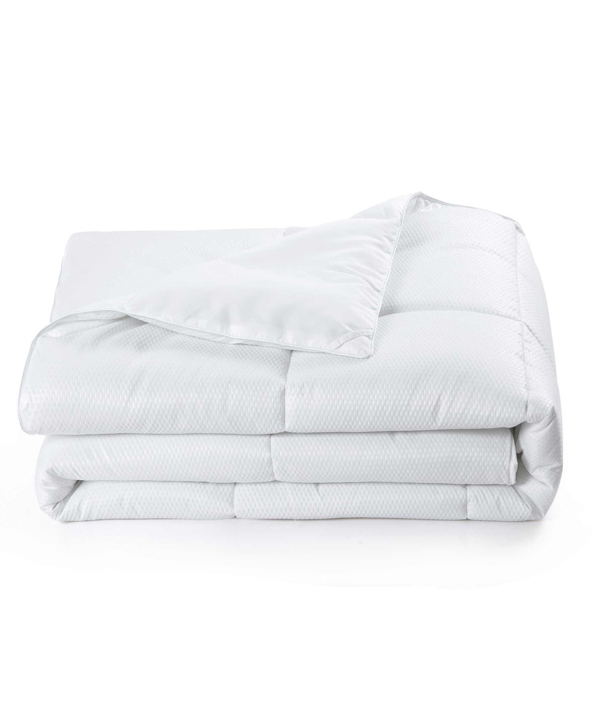 Unikome All Season Ultra Soft Classic Embossed Down Alternative Comforter, Full/queen In White