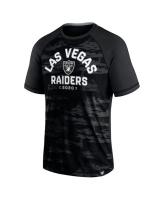Men's Black Las Vegas Raiders Hail Mary Raglan T-shirt