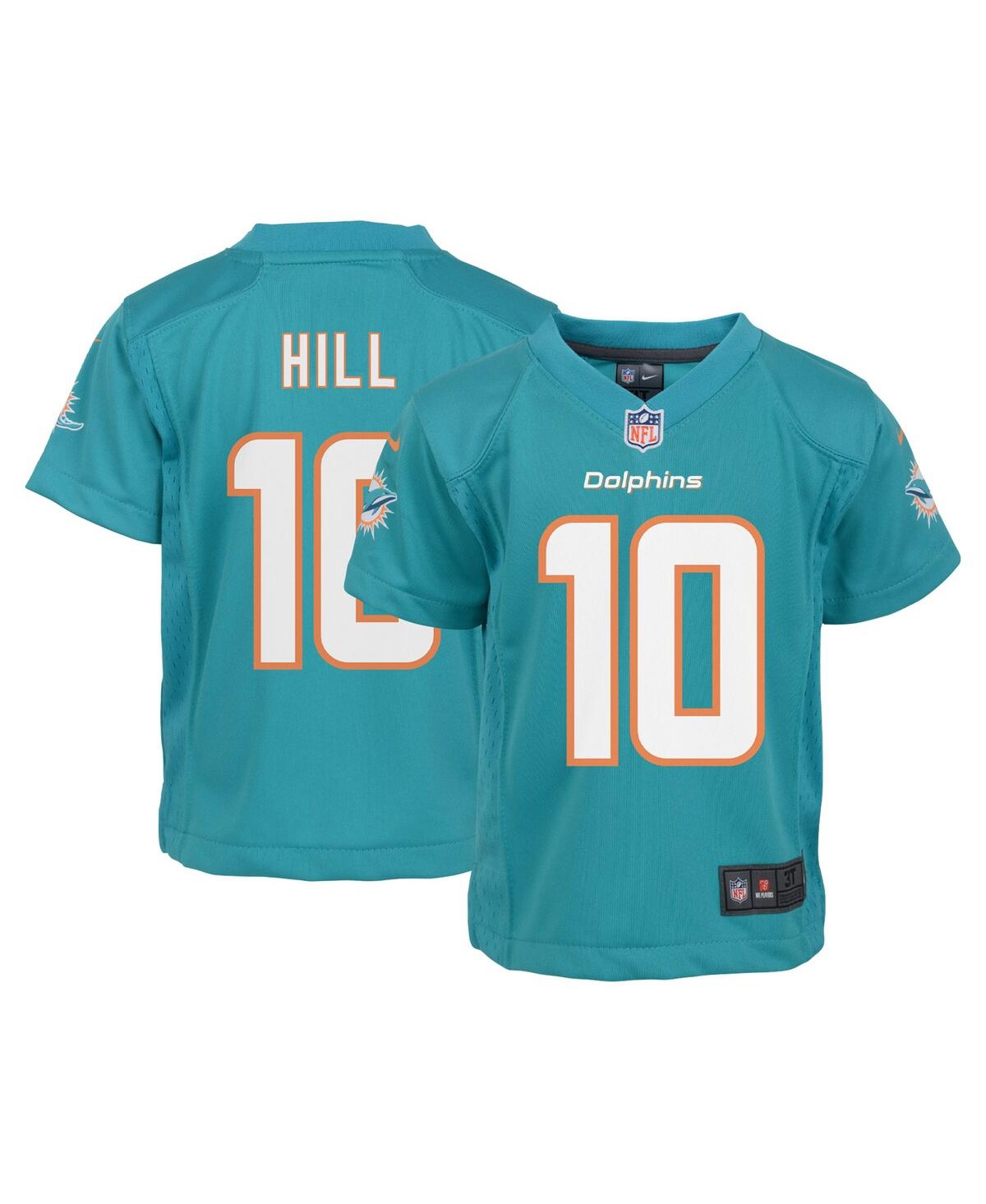 Toddler Boys and Girls Nike Tyreek HillMiami Dolphins Game Jersey - Aqua