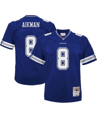 Buy Troy Aikman Dallas Cowboys NFL Mitchell & Ness Navy Blue