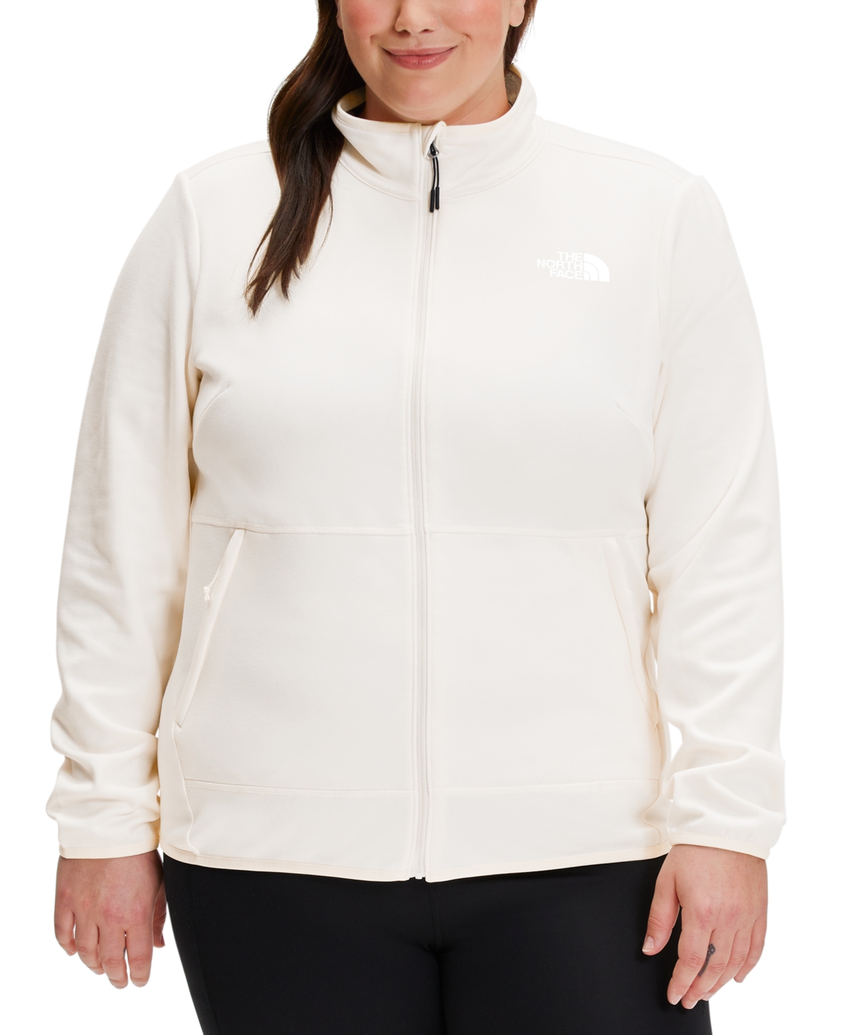 The North Face Plus Size Canyonlands Full-zip Jacket In Gardenia White
