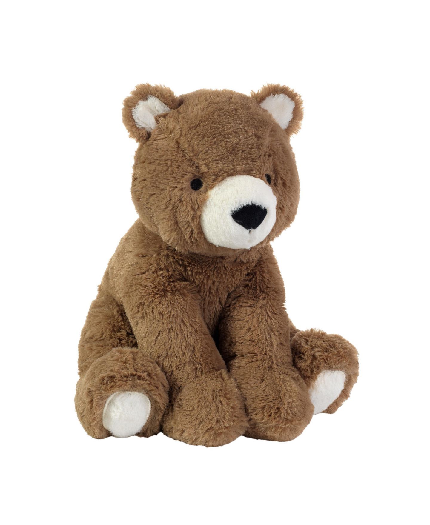 Детская мягкая игрушка Lambs & Ivy Wally Bear 10" Baby-Safe Faux Fur Plush, цвет: Коричневый — фото 2