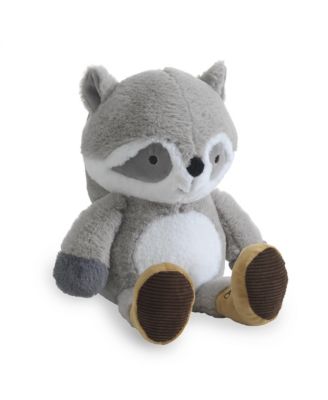 Lambs Ivy Little Campers 10 Gray White Plush Raccoon Stuffed Animal Pumpkin Macy s