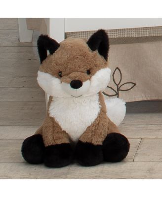 Painted Forest Brown/White Plush Fox Stuffed Animal - Knox