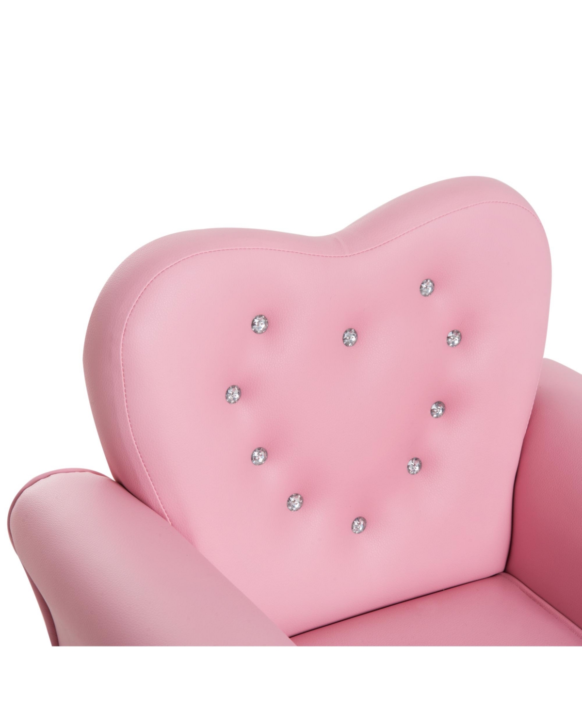 Qaba Kids Sofa Armrest Chair Couch,- Pink