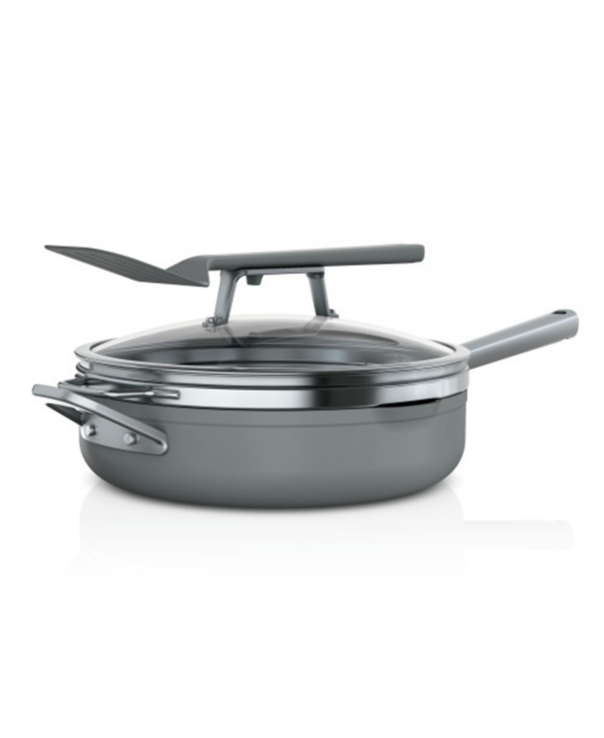 Sharkninja Aluminium Cw102cp Foodi Neverstick Possible Pan In Gray