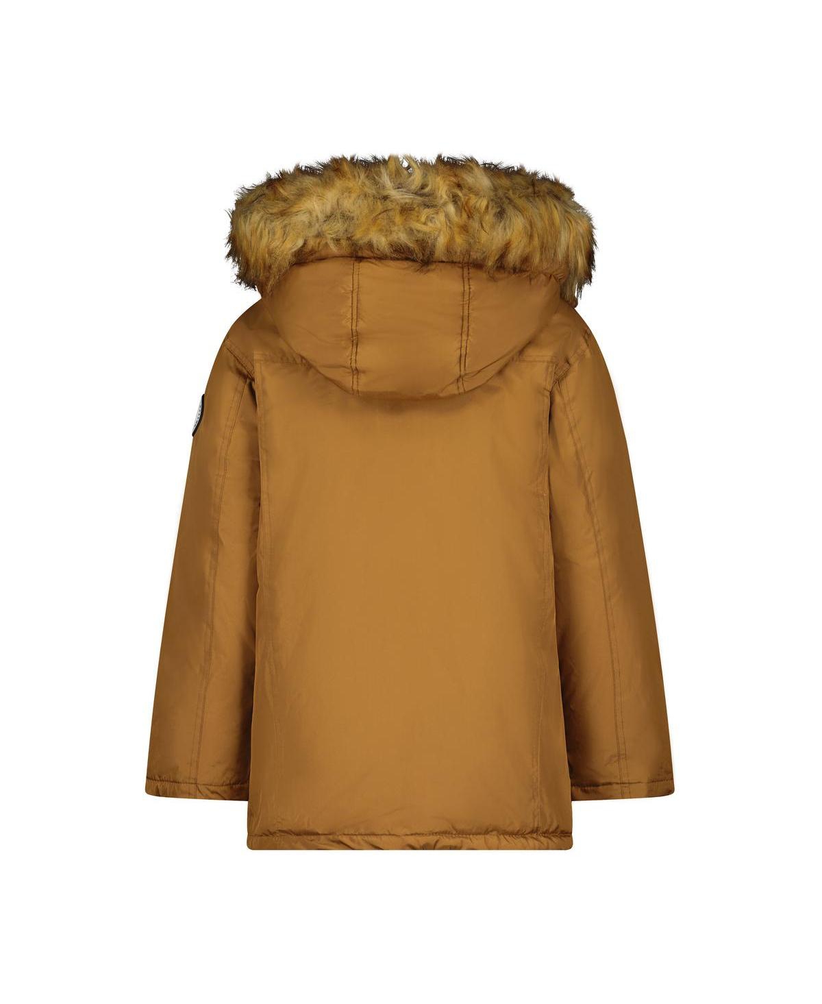 Dkny Little Boys Heavyweight Warm Winter Logo Parka Coat