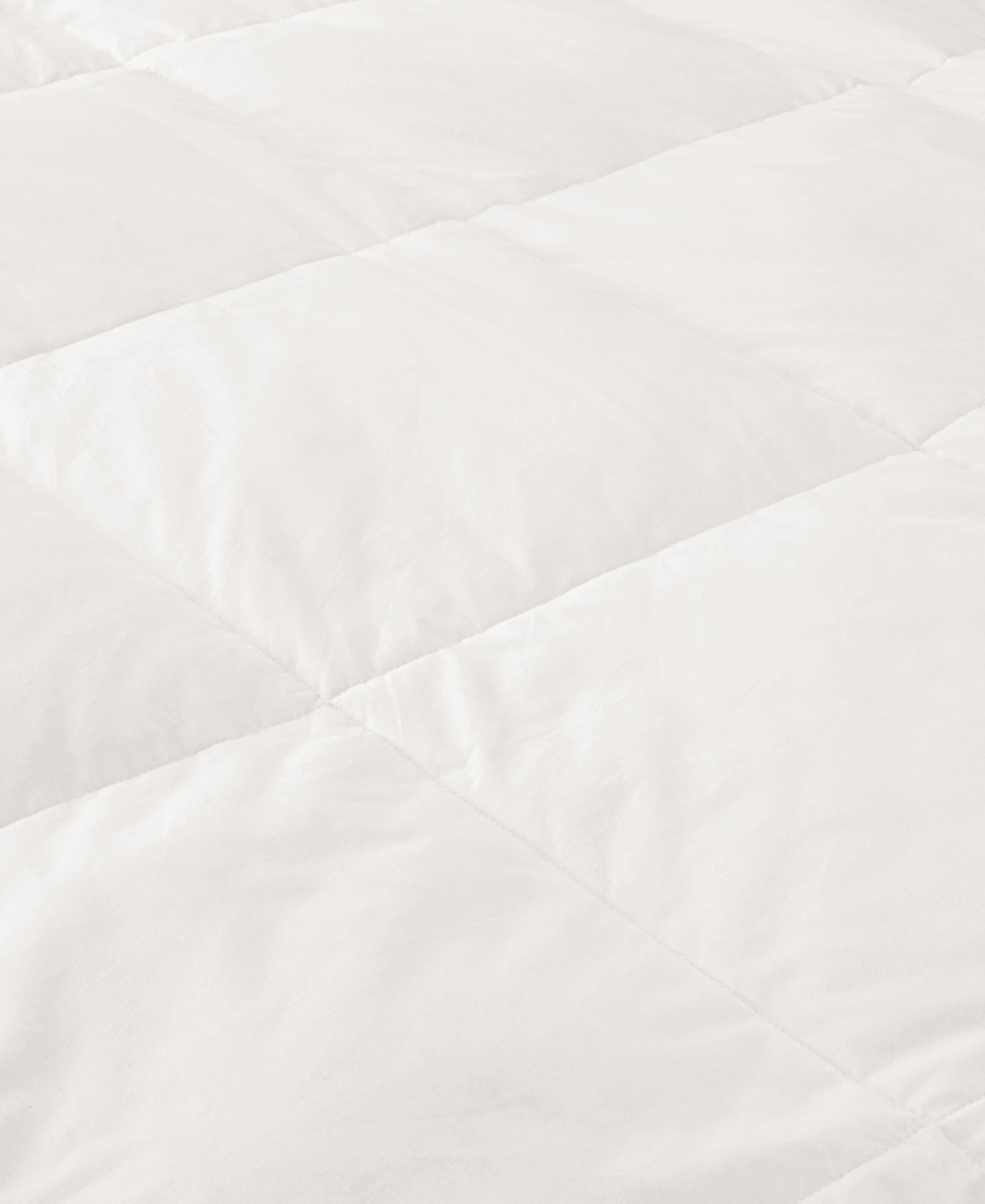 Unikome Light Warmth Ultra Soft White Goose Down Feather Fiber Comforter