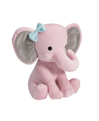 Twinkle Toes Pink Plush Elephant Stuffed Animal 10 Inch- Hazel