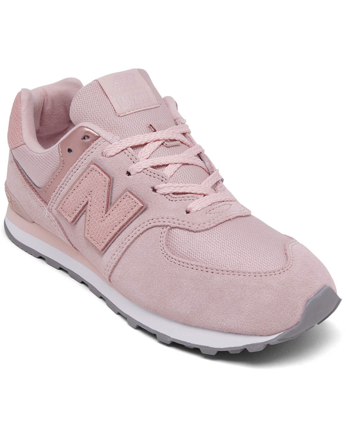 Women's 574 rose gold casual sneakers from 2025 finish line