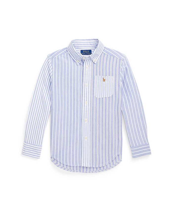 Polo Ralph Lauren Toddler and Little Boys Striped Cotton Oxford