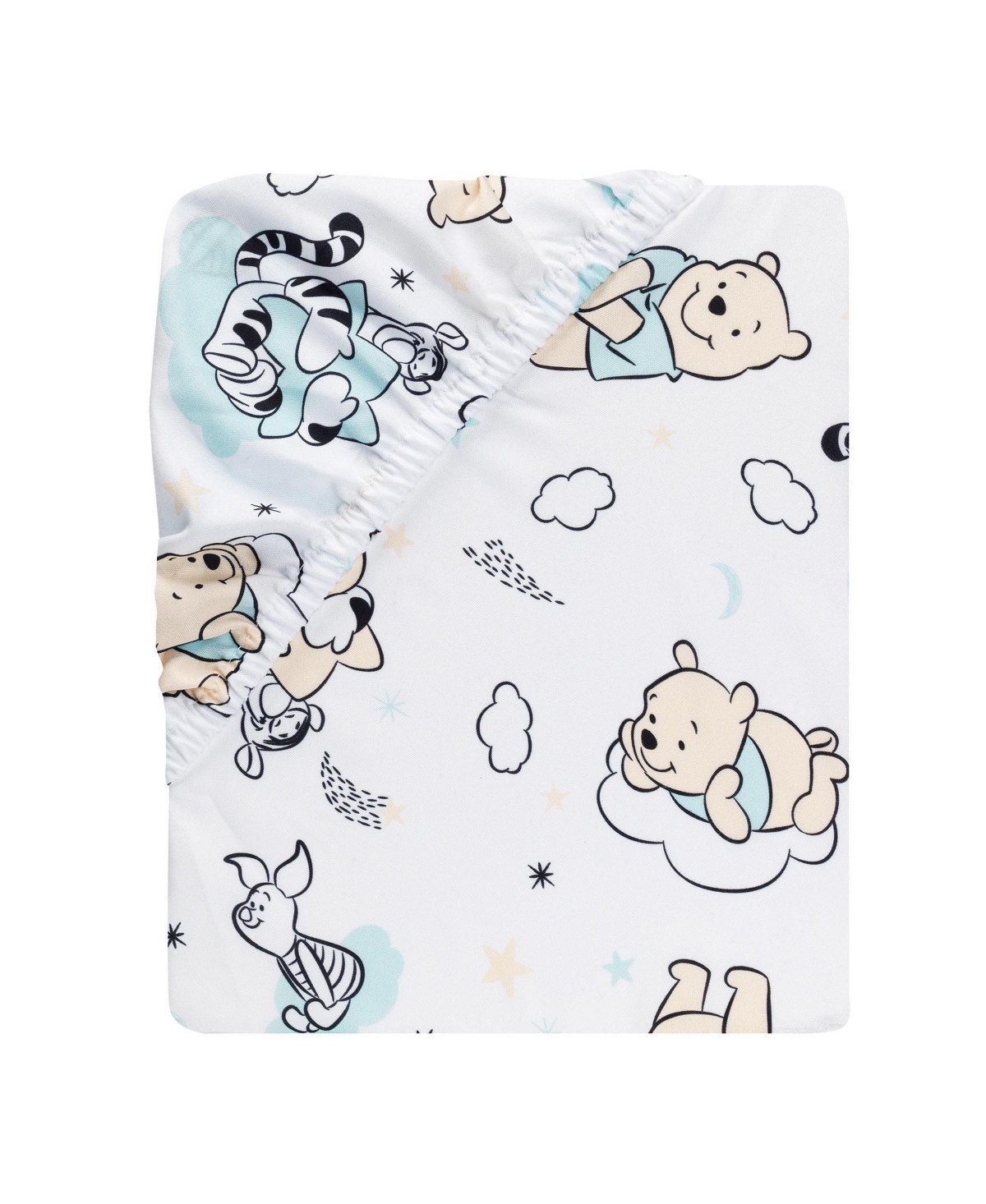 Lambs & Ivy Disney Baby Winnie the Pooh HugsFitted Sheet - White