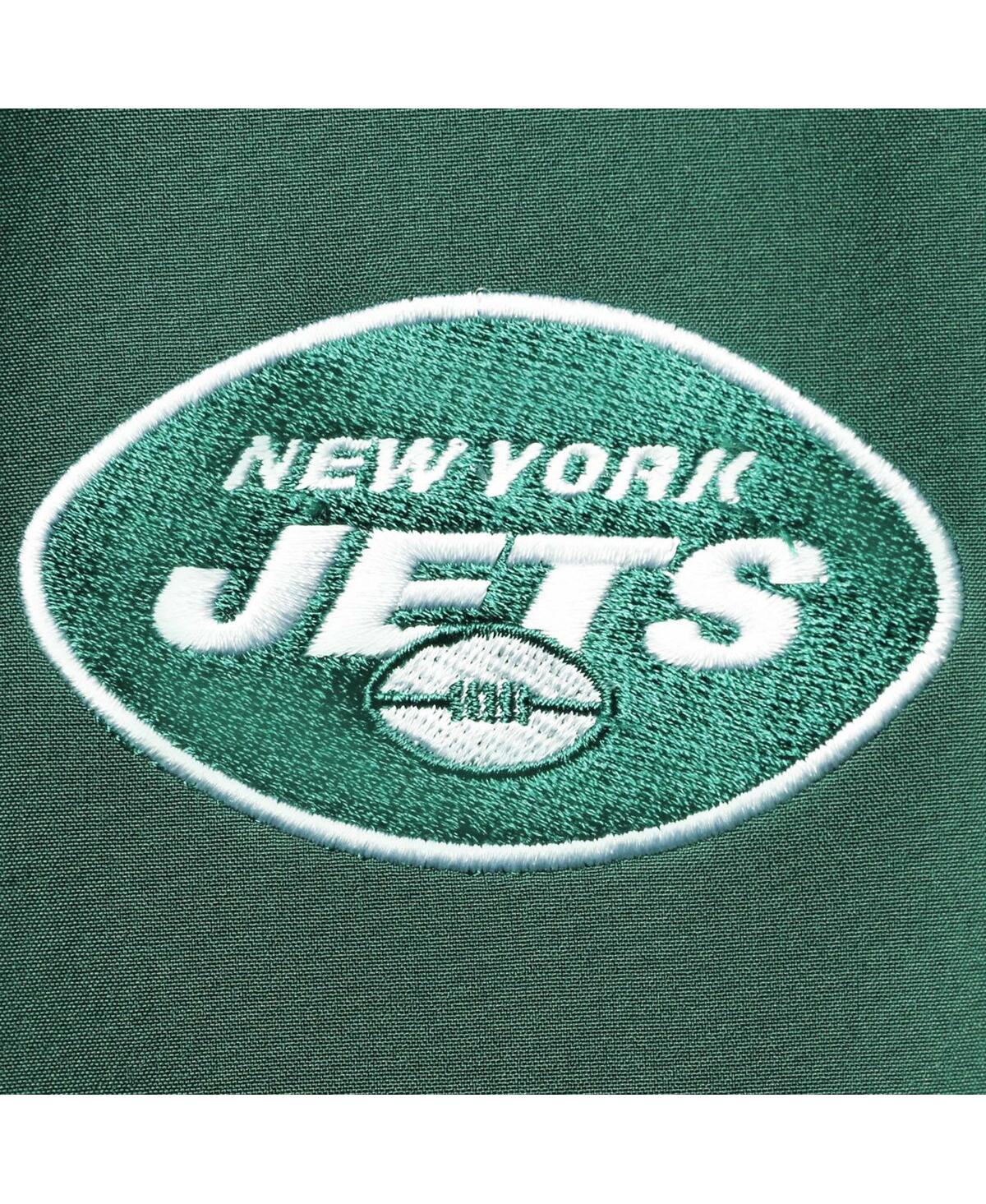 DUNBROOKE MEN'S DUNBROOKE GREEN NEW YORK JETS BIG AND TALL SONOMA SOFTSHELL FULL-ZIP JACKET 