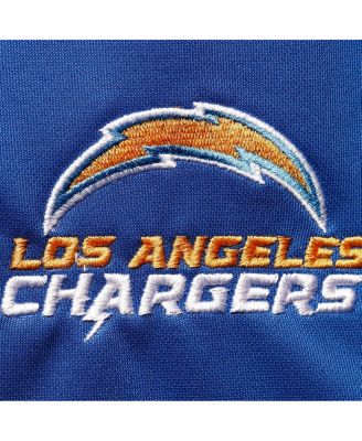 Men's Royal Los Angeles Chargers Big and Tall Archer Softshell Full-Zip Vest