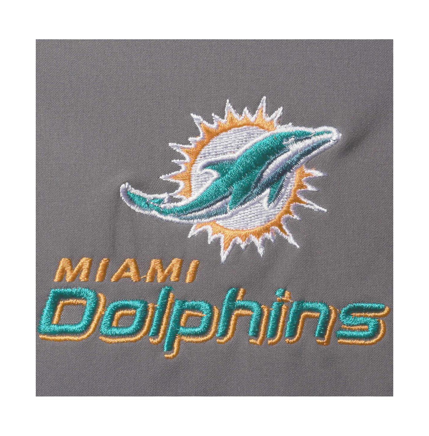 Мужская куртка Dunbrooke Charcoal Miami Dolphins Sonoma Softshell Full-Zip — фото 2