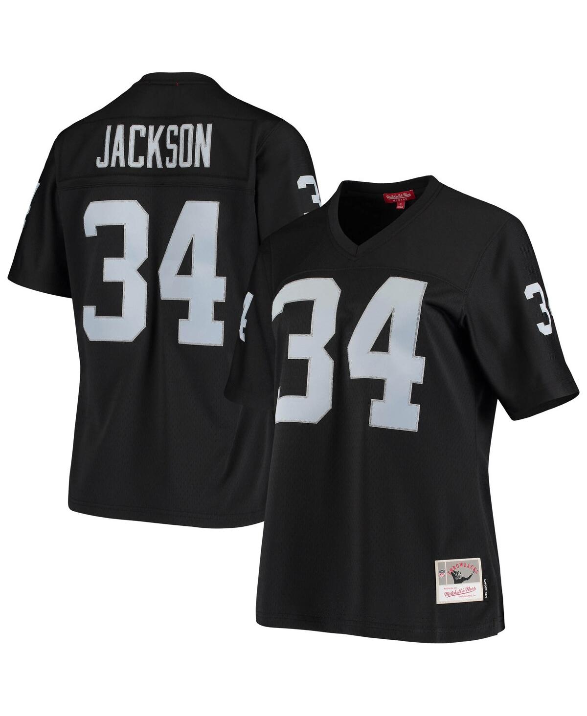 Women's Mitchell & Ness Bo JacksonLas Vegas Raiders 1988 Legacy Replica Jersey - Black