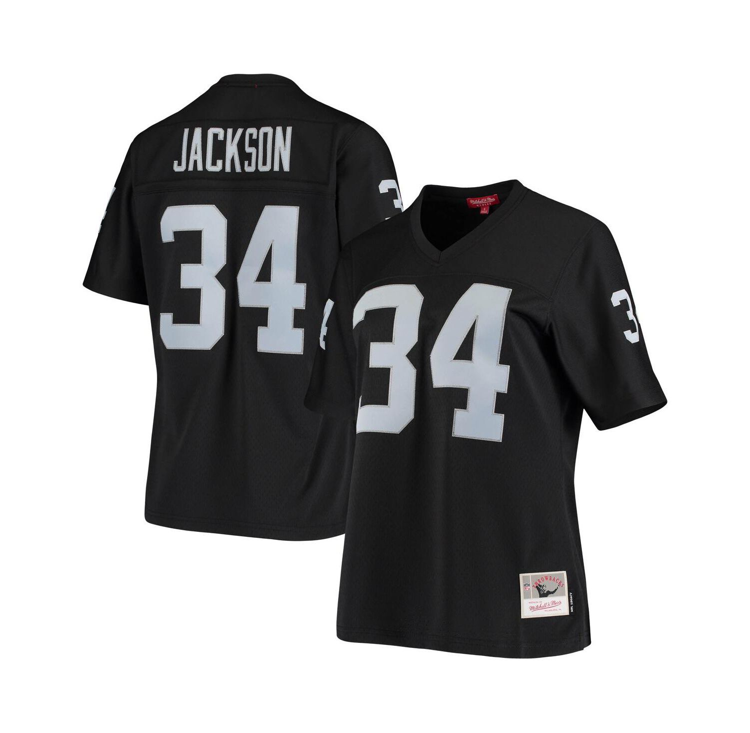 Women's Bo Jackson Black Las Vegas Raiders 1988 Legacy Replica Jersey