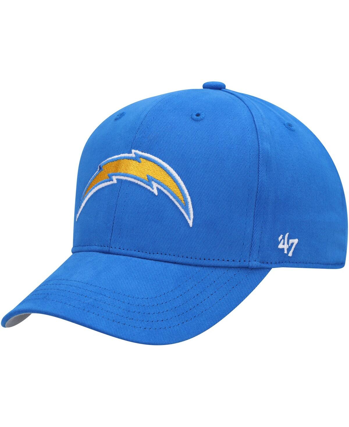 47 Brand Babies' Little Boys And Girls ' Powder Blue Los Angeles Chargers Basic Mvp Adjustable Hat