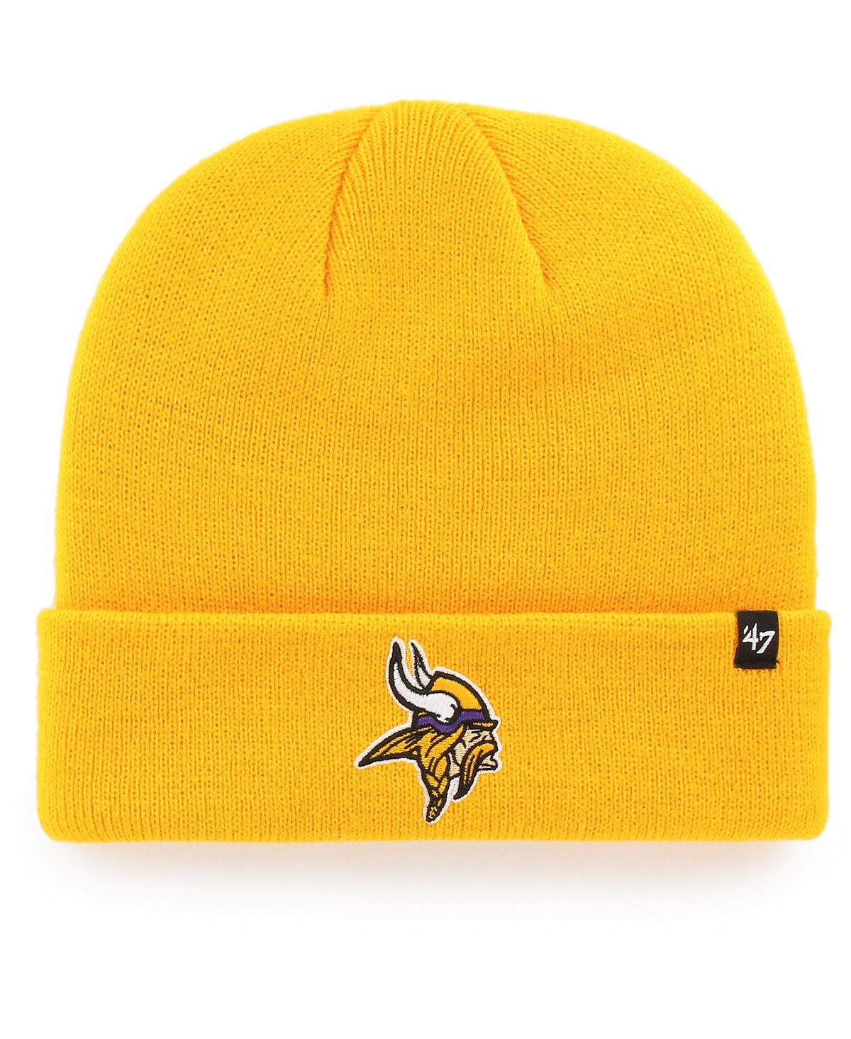 47 Brand Men's ' Gold Minnesota Vikings Secondary Basic Cuffed Knit Hat