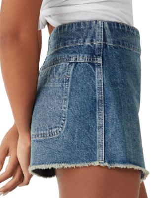 Women's Emmy Cotton Denim Mini Skort