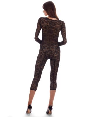 Women's Estelle Long Sleeve Lace Capri Catsuit
