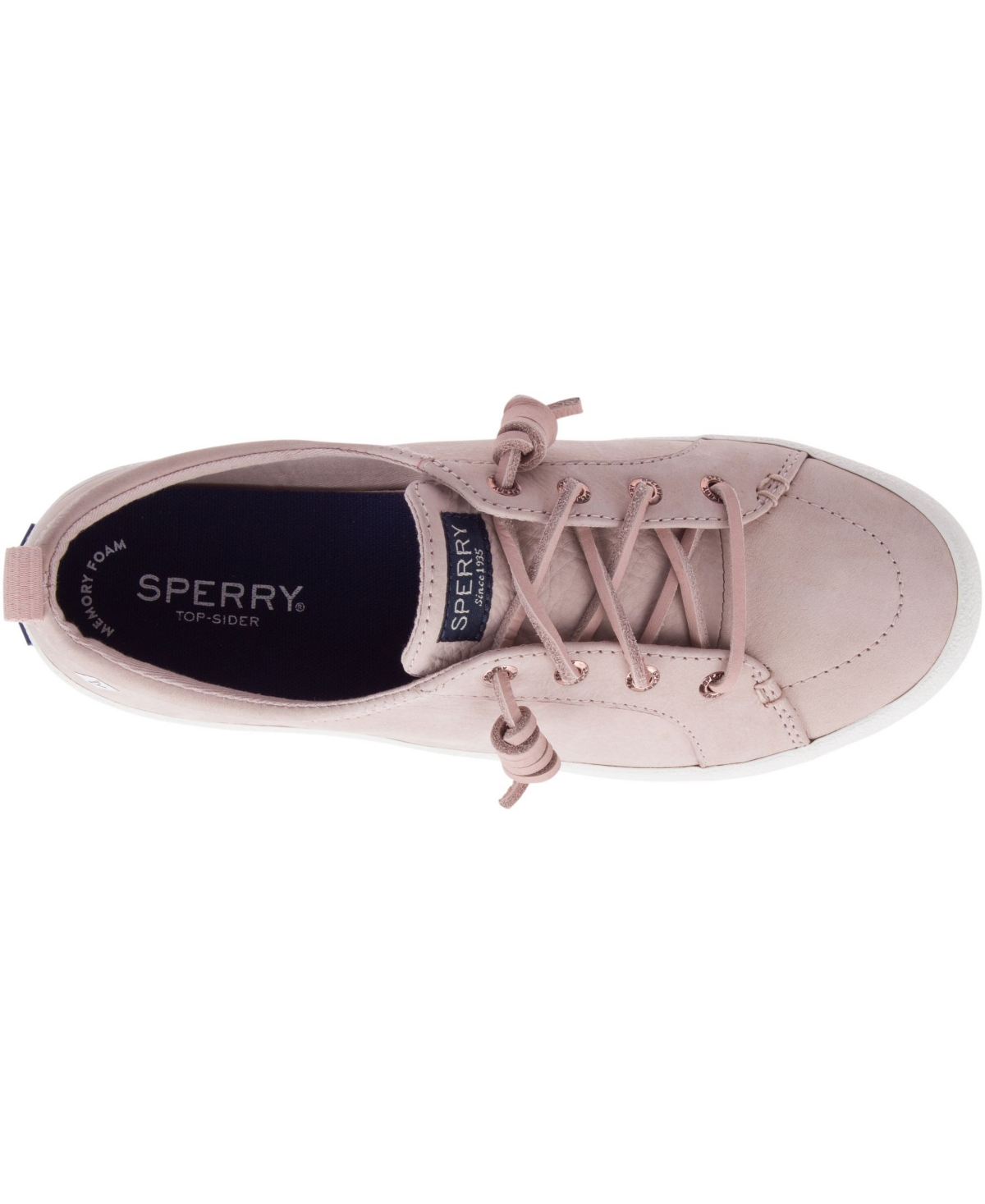 Sperry Women's Crest Vibe Leather Sneakers, Created for Macy's