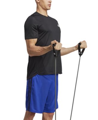 Men's Train Essentials Classic-Fit AEROREADY 3-Stripes 10" Training Shorts