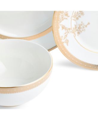 Dinnerware, Lace Gold 12 Piece Set