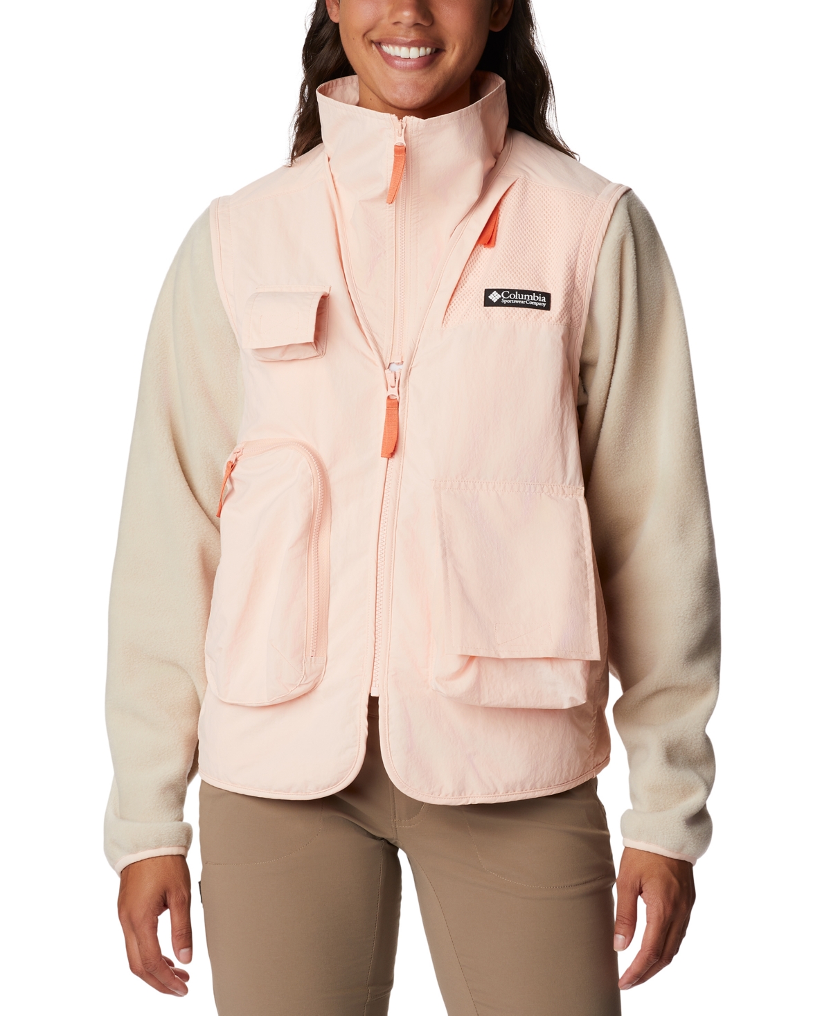 Columbia Women's Skeena River Jacket In Peach Blossom