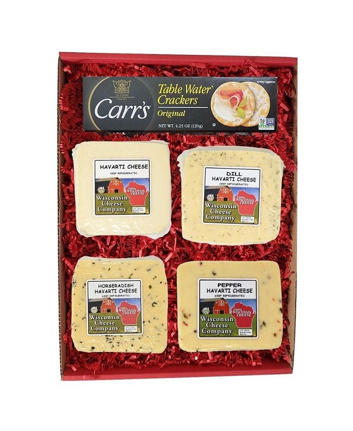 Wisconsin Cheese Company "Wisconsin Classic Havarti Cheese and Cracker" Gift Box 100