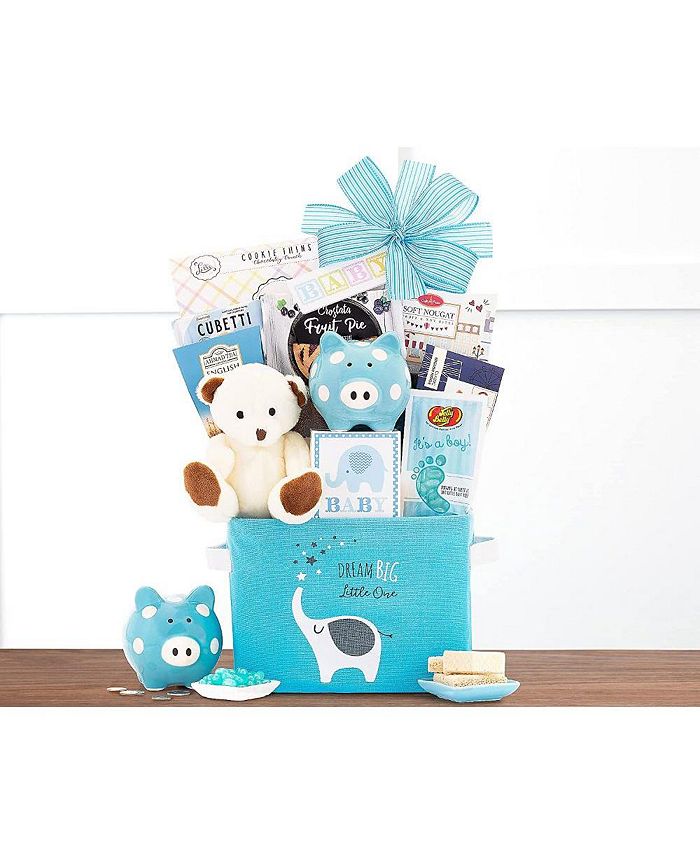 GBDS New Baby Celebration Gift BoxBlue baby bath set baby boy gift
