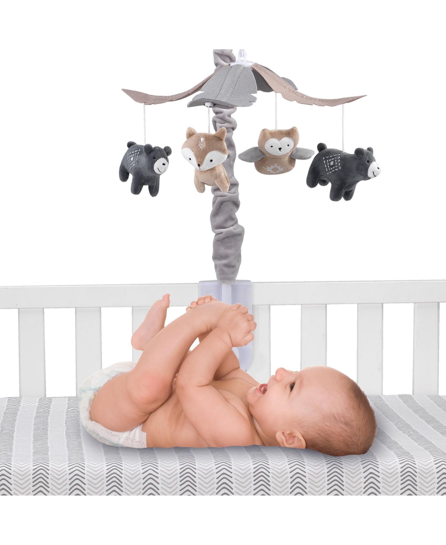 Woodland Forest Musical Crib Mobile