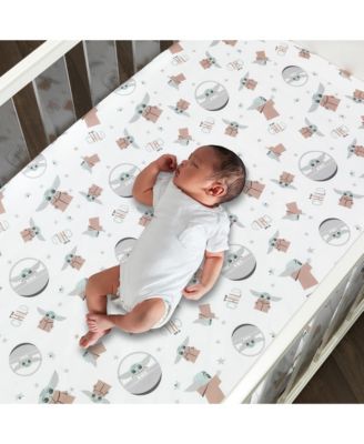 Star Wars Mandalorian The Child/Baby Yoda/Grogu Fitted Crib Sheet
