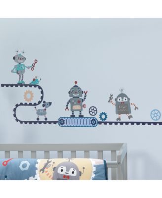 Robbie Robot Gray/Blue Wall Decals
