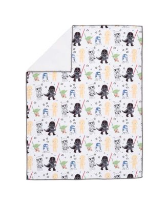 Star Wars Classic Fleece Baby Blanket - Yoda/Darth Vader/R2-D2/C-3PO