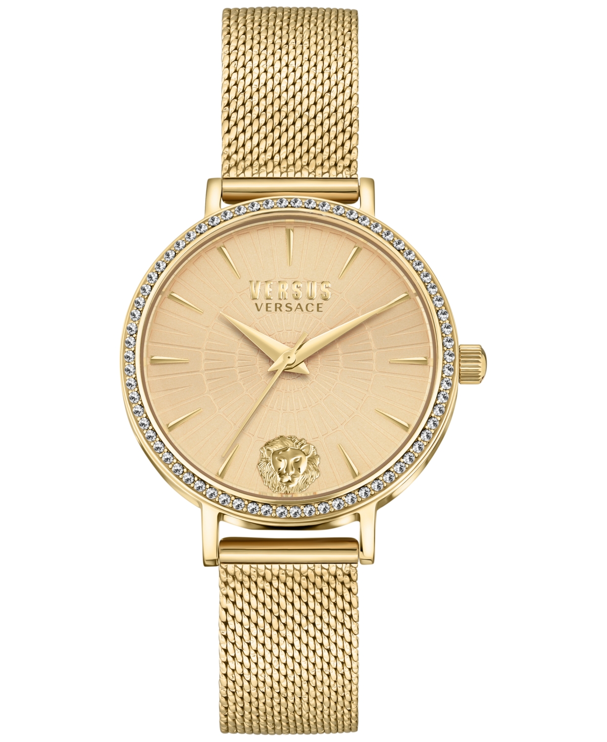 Shop Versus Women's Mar Vista Gold Ion-plated Mesh Bracelet Watch 34mm