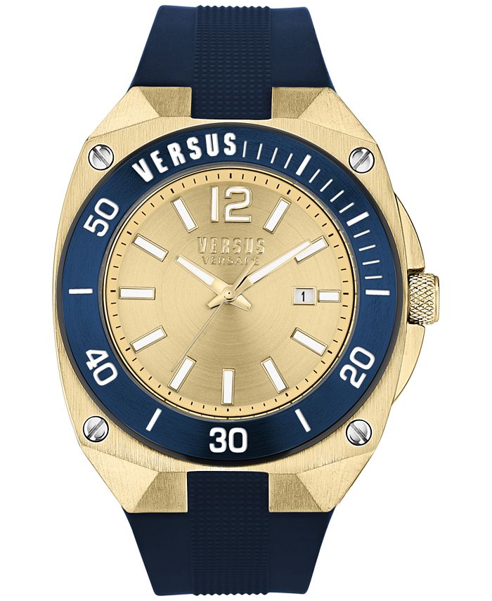 Versace blue store men's watch