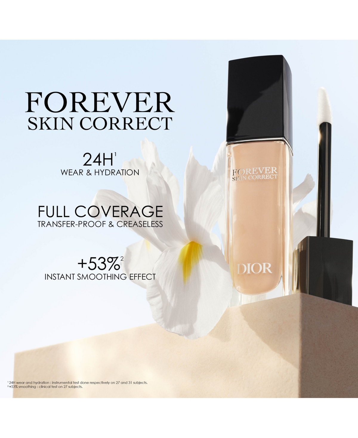 Shop Dior Forever Skin Correct Full-coverage Concealer In W Warm (light Skin With Golden Undertone