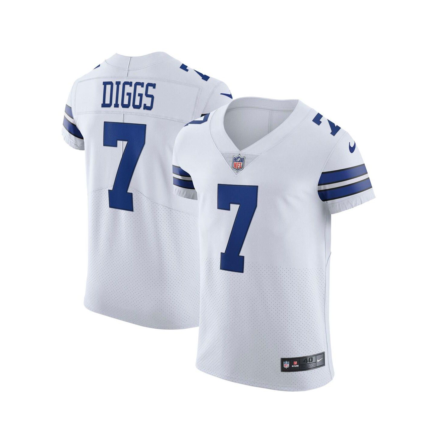 Мужской топ Nike Trevon Diggs Dallas Cowboys Vapor Elite Jersey, цвет: Белый — фото 1