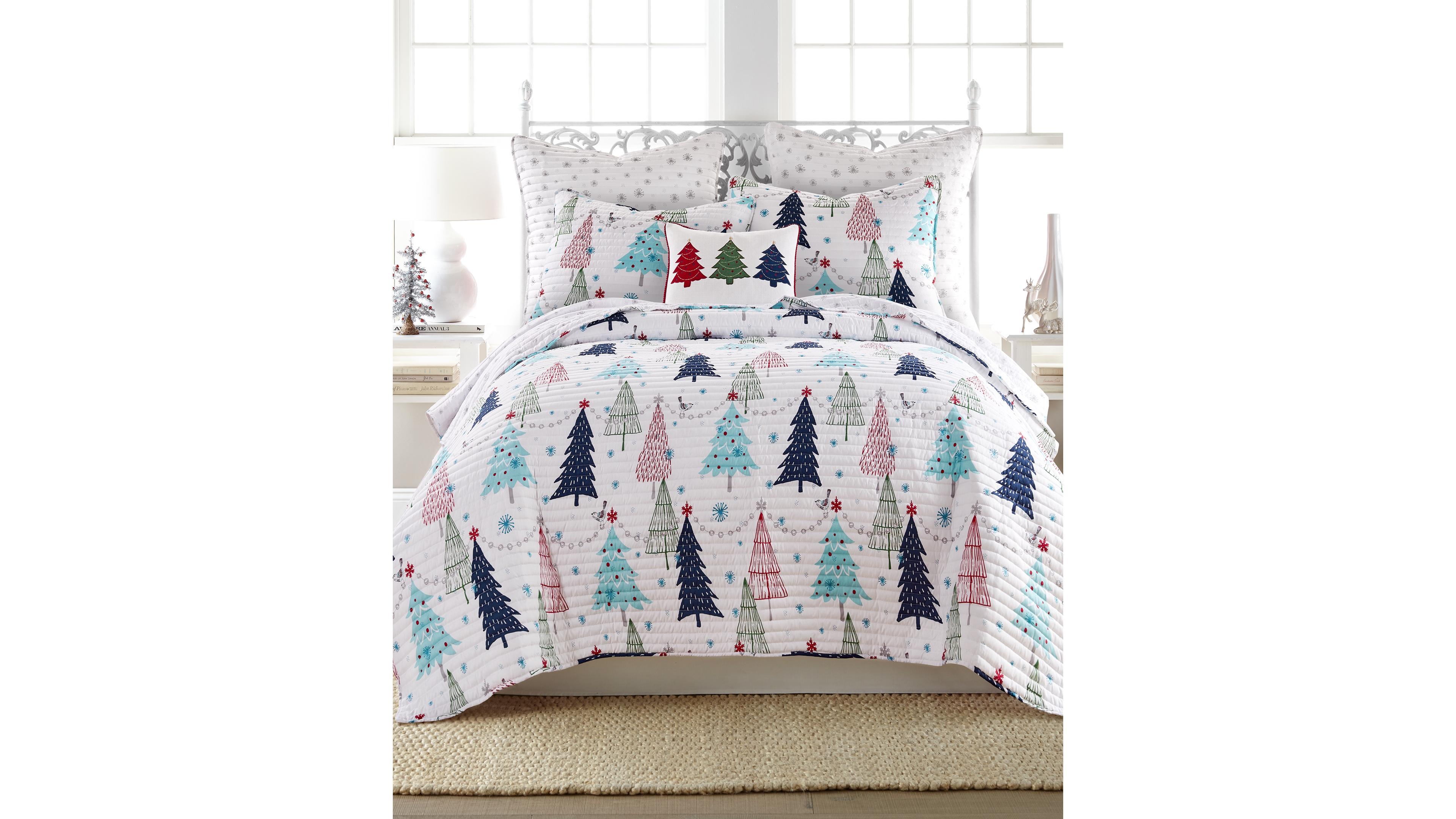 Levtex White Pine Whimsical Trees 3-Pc. Quilt Set, King