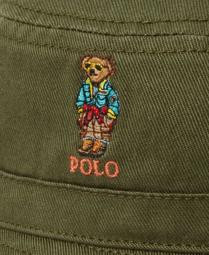 Polo Ralph Lauren Baby Boys Polo Bear Chino Bucket Hat Macy's