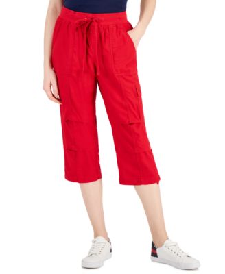 Tommy Hilfiger - Women's Cropped Cargo Pants