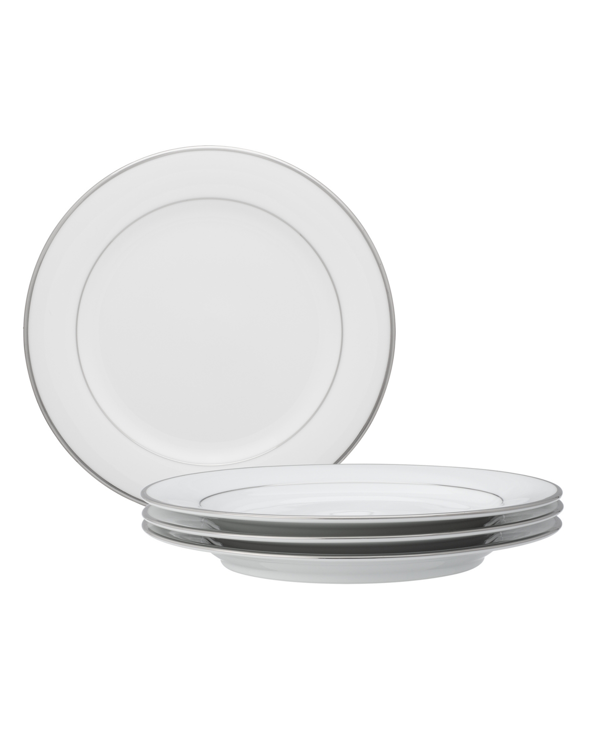 Noritake Spectrum Set Of 4 Salad Plates, Service For 4 In White
