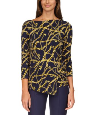 Michael Kors - Women's Twist-Front Hardware Top
