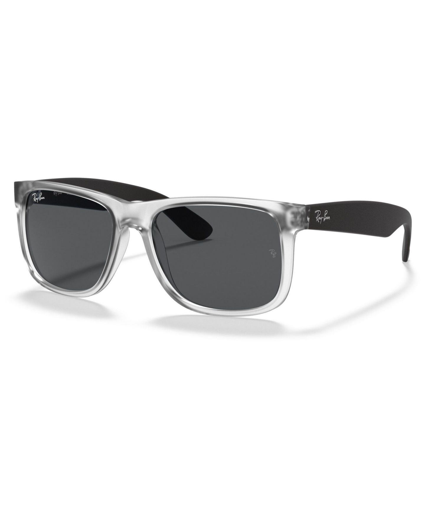 Солнцезащитные очки Ray-Ban Unisex Sunglasses, RB4165 Justin Color Mix, цвет: Прозрачный — фото 1