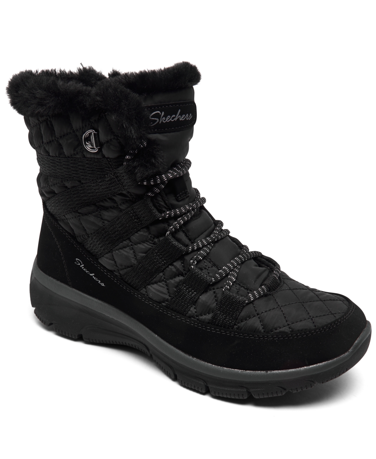 Women's Relaxed Fit Easy Going - Moro Rock Boots from Finish Line - Black