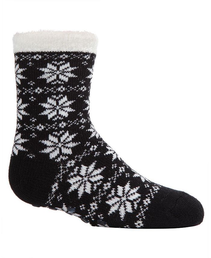 MeMoi Girl's Snowflake Cozy Socks - Macy's