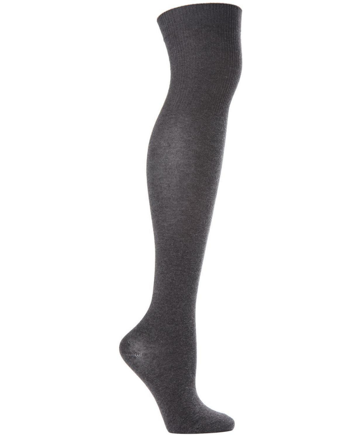 MeMoi Girls Over The Knee Flat Knit Cotton Blend Uniform Socks