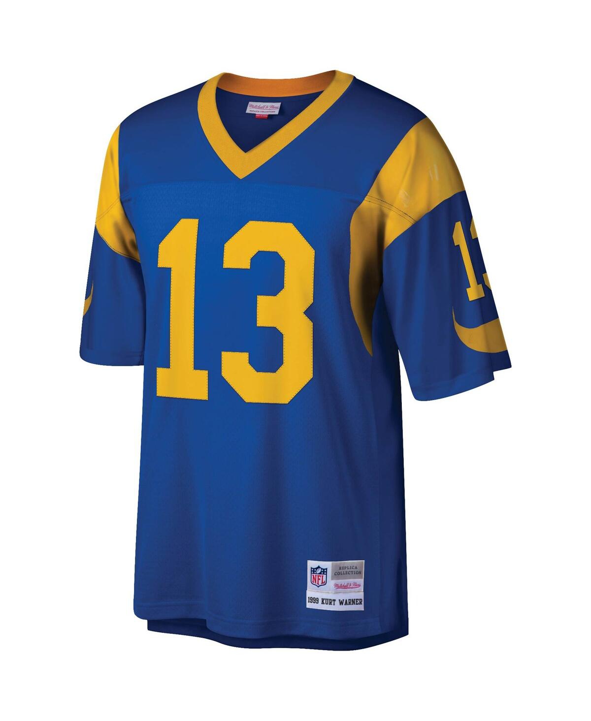 Men's Mitchell & Ness Kurt WarnerSt. Louis Rams Legacy Replica Jersey - Royal