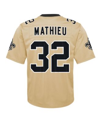 Big Boys and Girls Tyrann Mathieu Gold New Orleans Saints Inverted Game Jersey